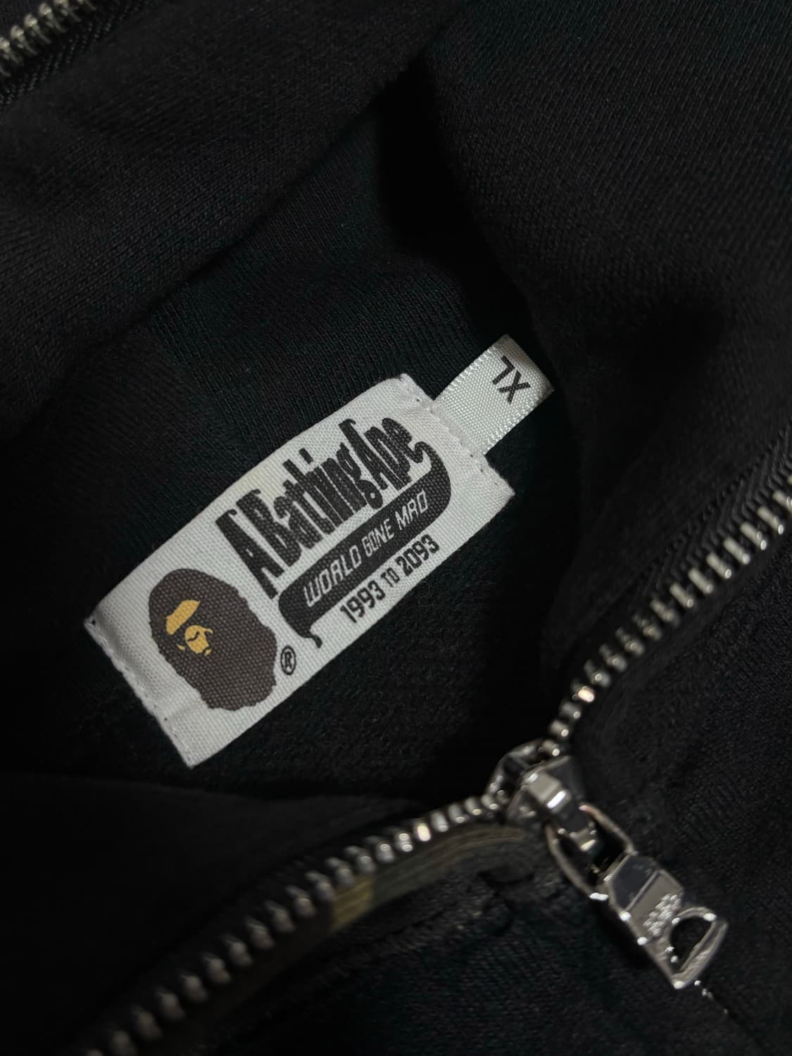 [정품] 베이프 샤크 녹계 후드집업 XL 상품이미지2