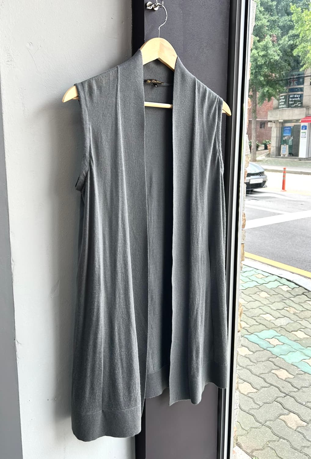 40/ 로로피아나 캐시미어 롱 베스트 상품이미지2