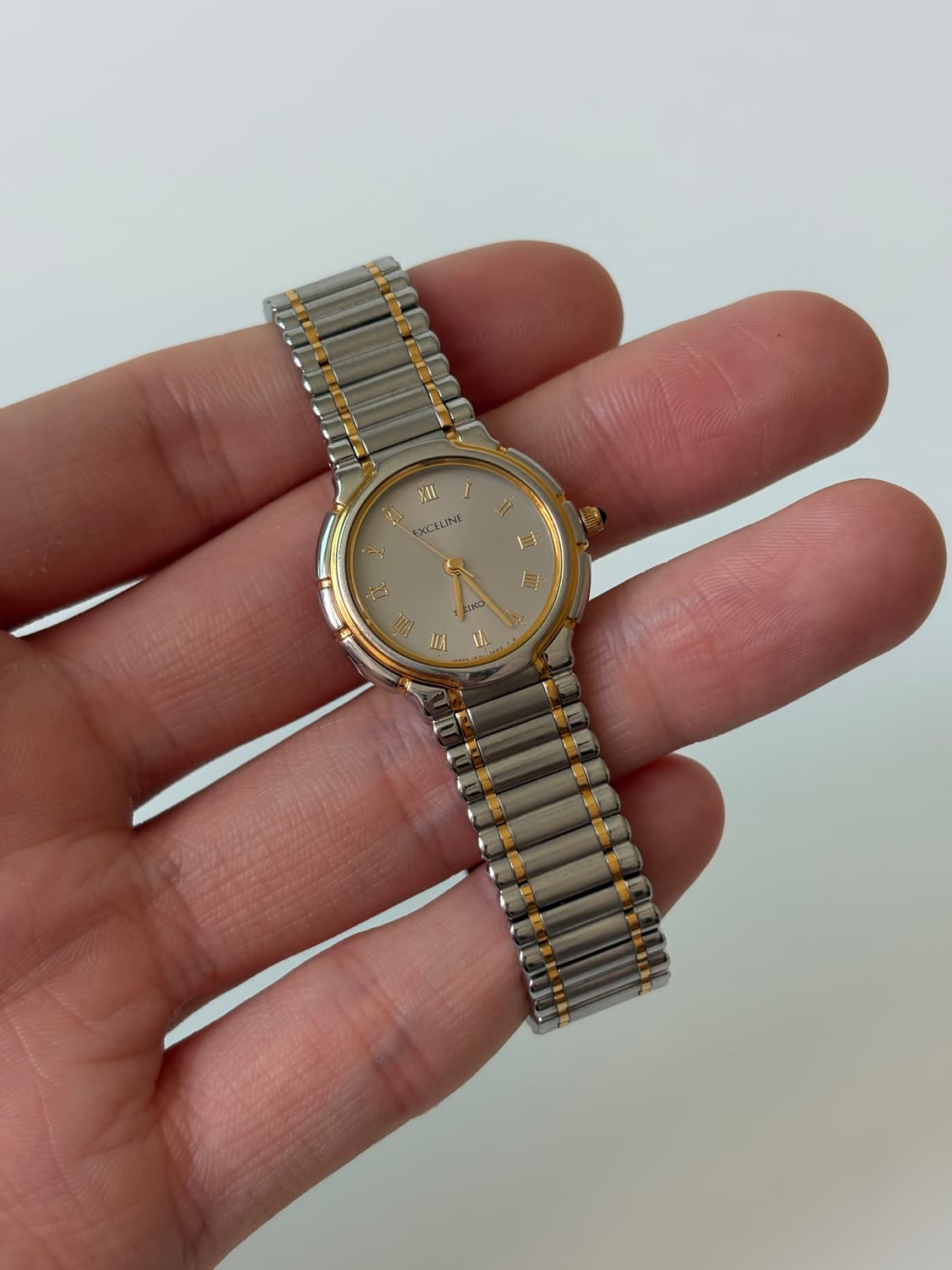 1990s Exceline Roman Index Ladies Quartz 상품이미지1