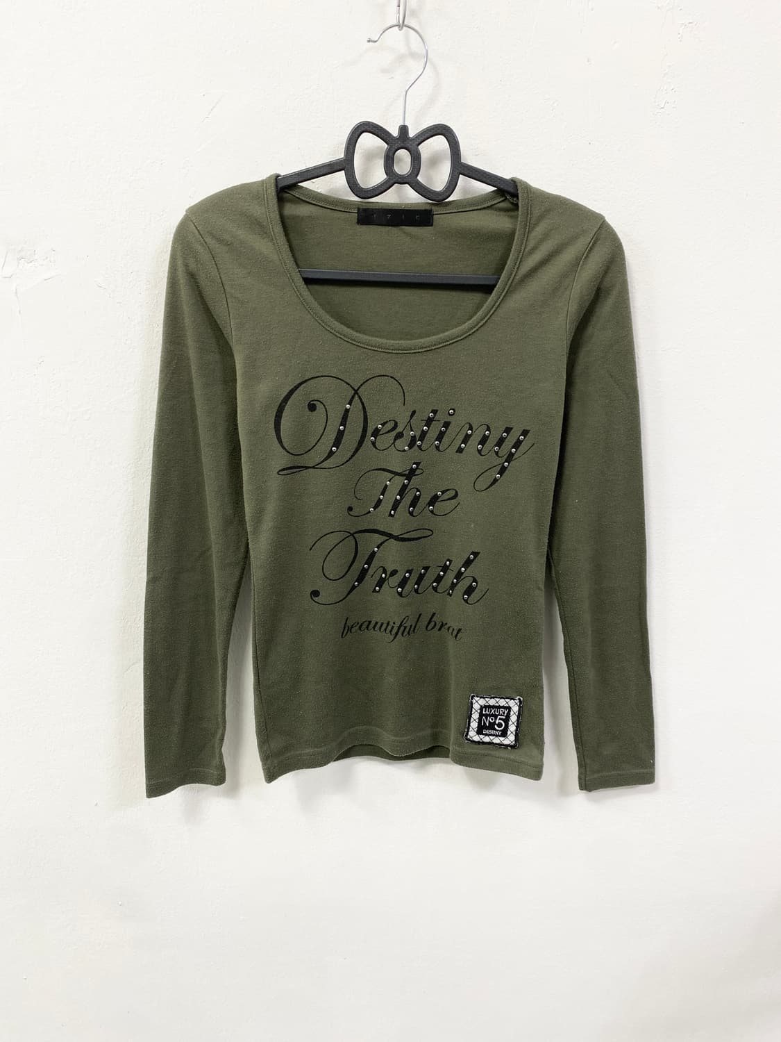 [IZIC] 카키 펑크 큐빅 롱슬리브 상품이미지4