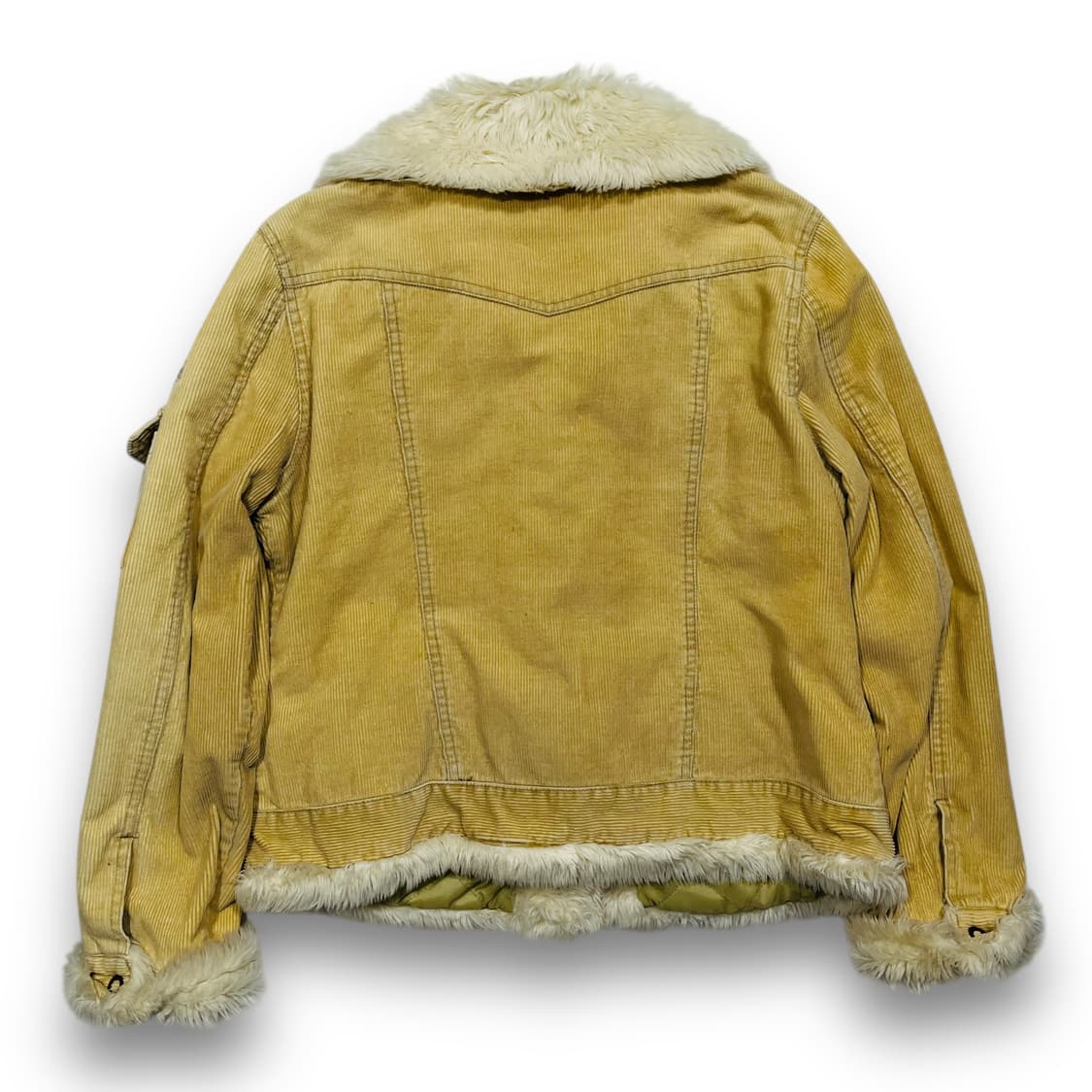 JLO Fur Sherpa Trucker Corduroy Jacket 상품이미지5