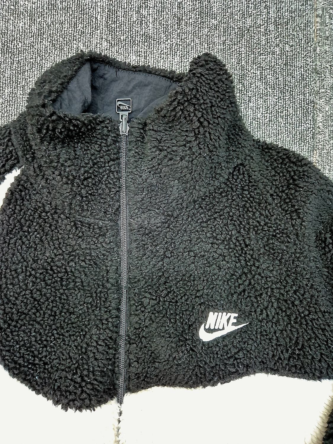 [110]<나이키>빅 스우시 풀 집 자켓 블랙 상품이미지2