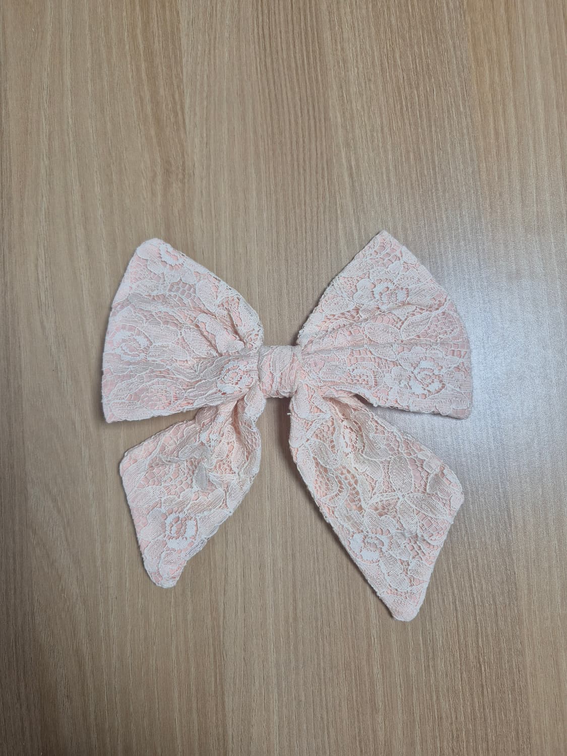 리즈리사 리본 브로치 오렌지핑크칼라 상품이미지1