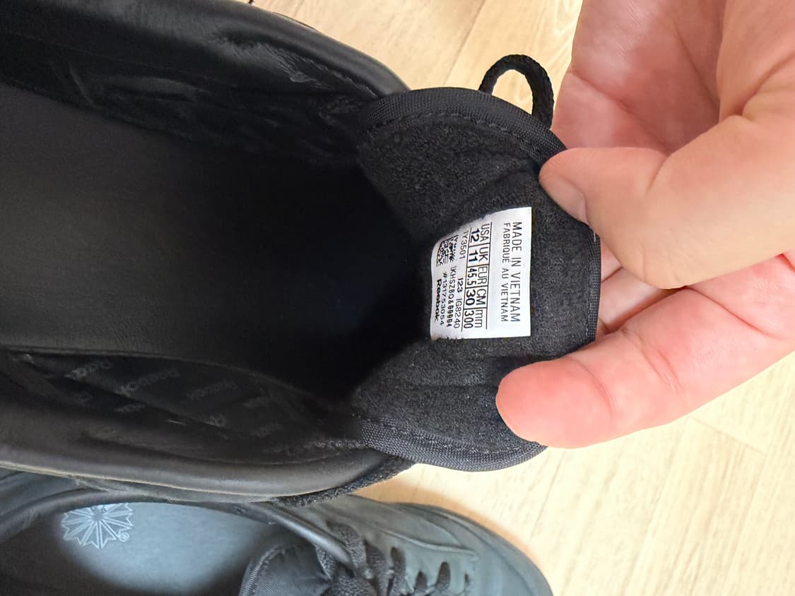 JJJJound x Reebok 클럽 C 코어 블랙 (300) 상품이미지6