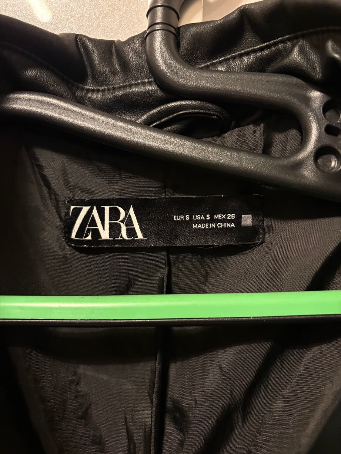 자라 레더자켓 상품이미지2