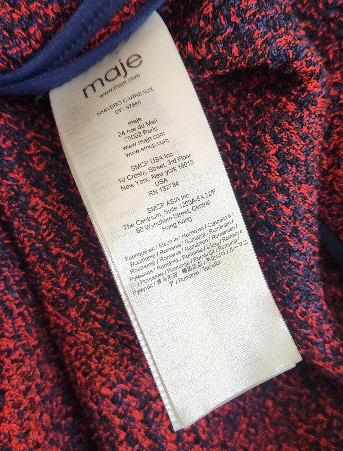 마쥬 트위드 가디건 자켓 38사이즈 상품이미지7