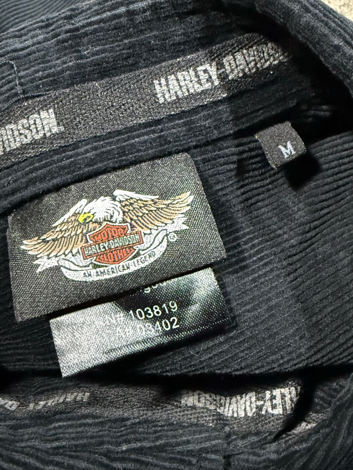 Harley Davidson 할리데이비슨 코듀로이 셔츠 상품이미지3