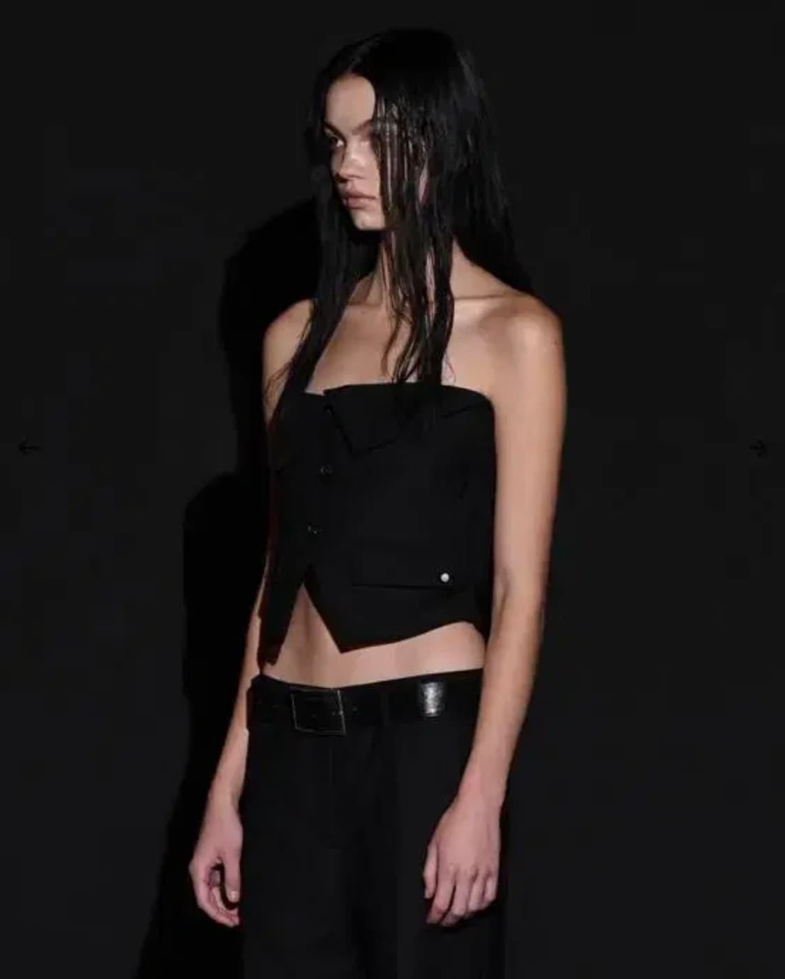 보헤미안서울 뷔스티에 Folded button bustier 상품이미지2