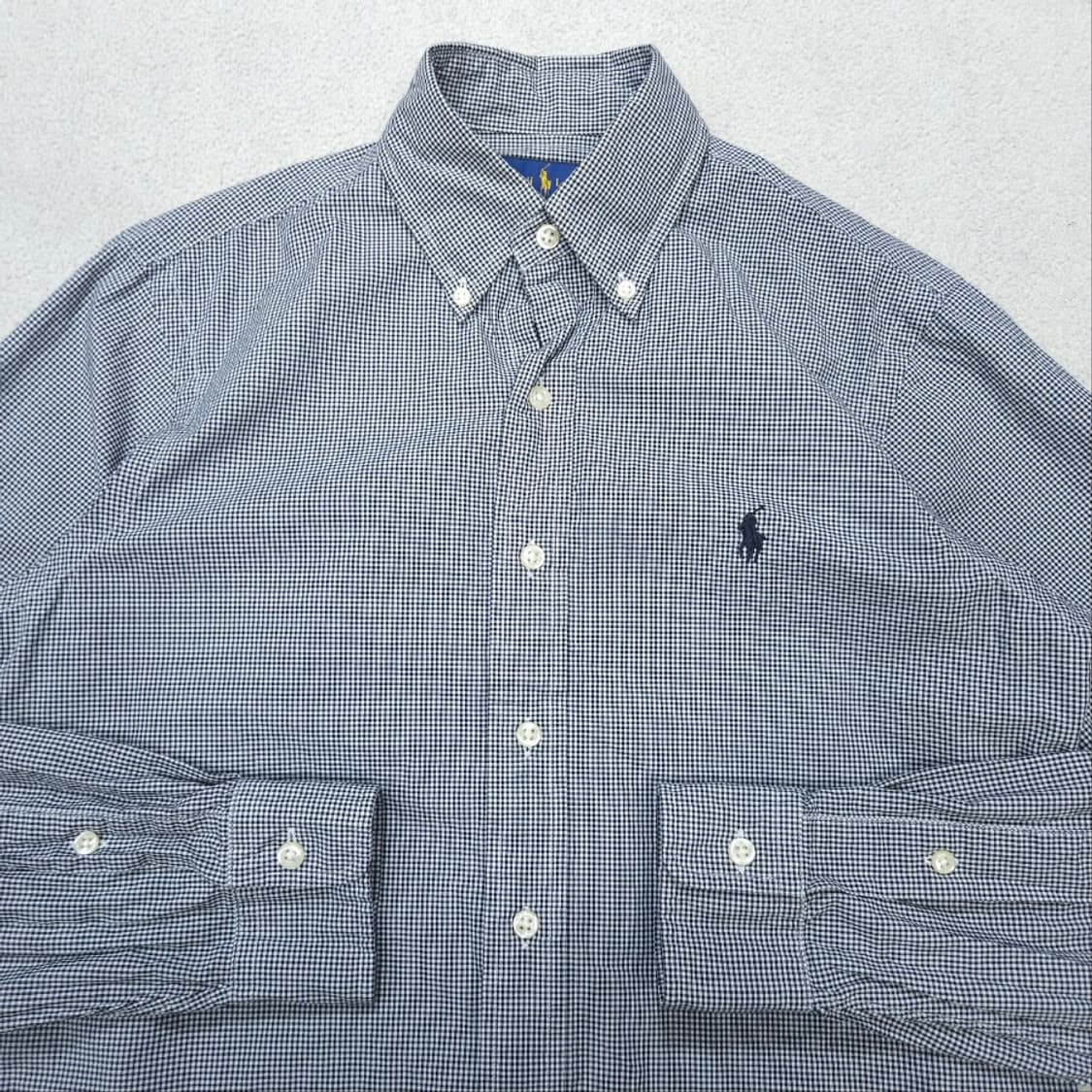 폴로 랄프 로렌 신형 체크 셔츠 XS 상품이미지2