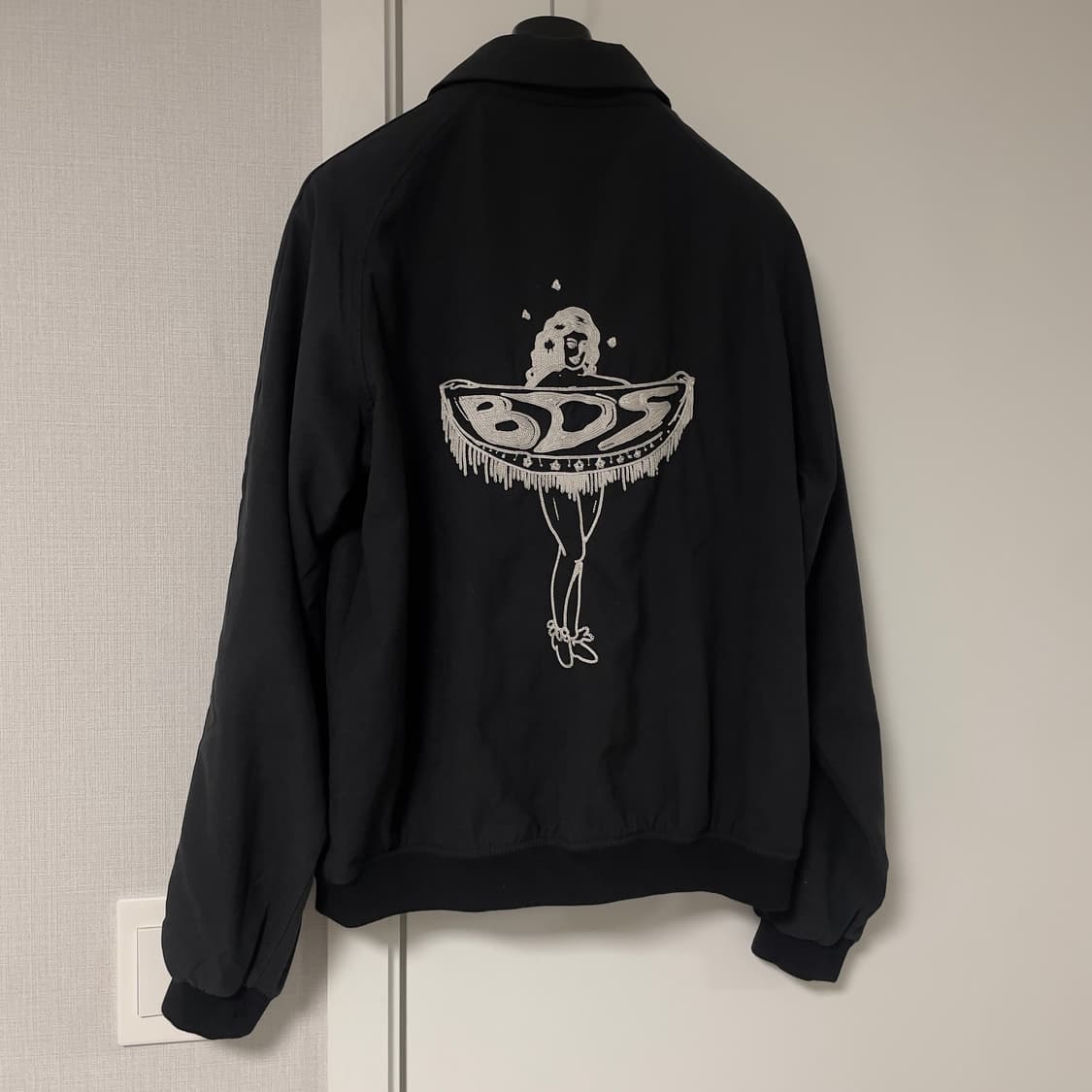 벌스데이수트 핀업걸 스카잔 블랙 블루종 자켓 상품이미지6