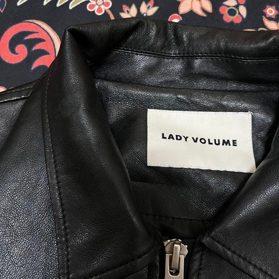 레이디볼륨 레더 가죽 자켓 FREE 상품이미지5