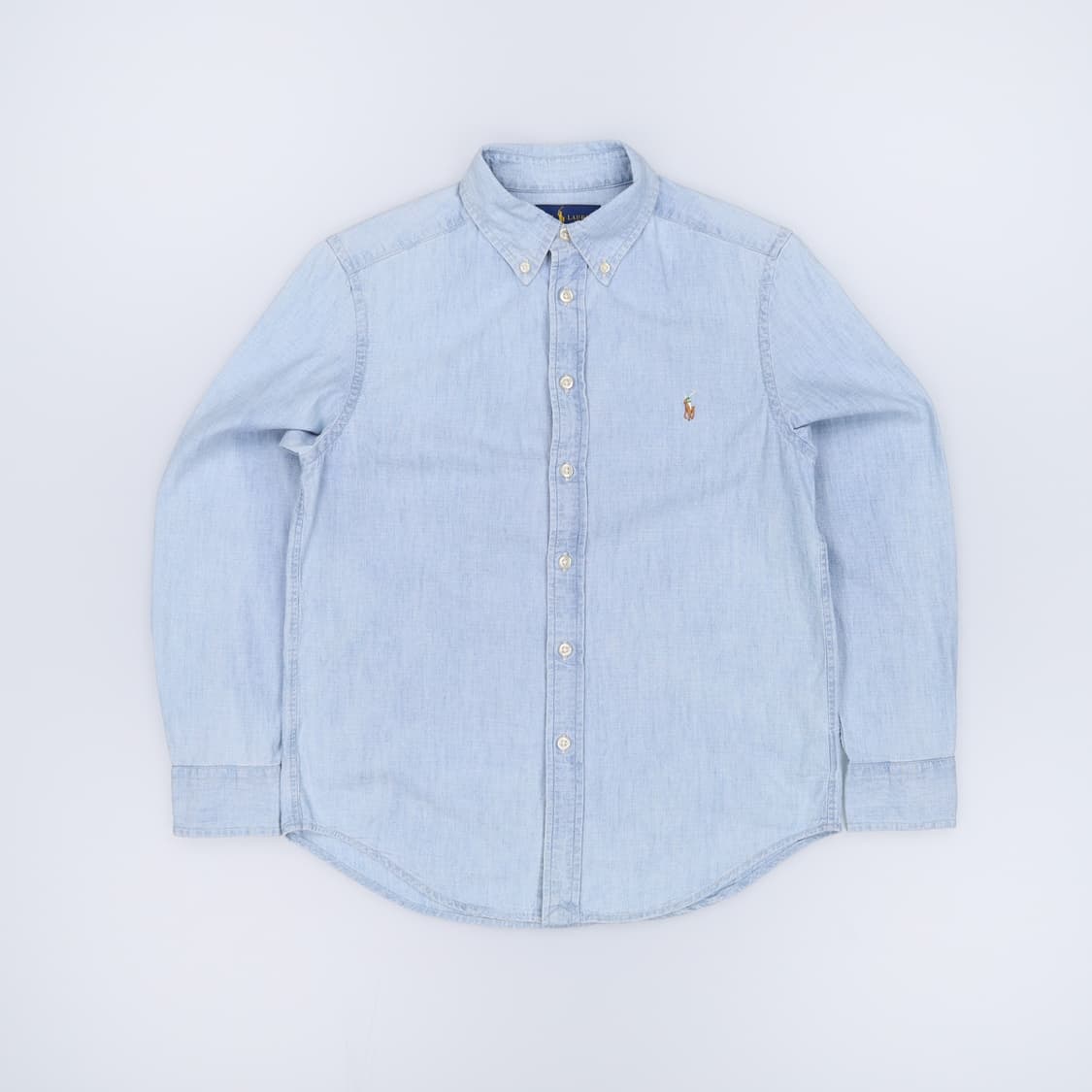 [M] 신형 폴로 랄프로렌 여성 샴브레이 데님 셔츠 청남방 3786 상품이미지1