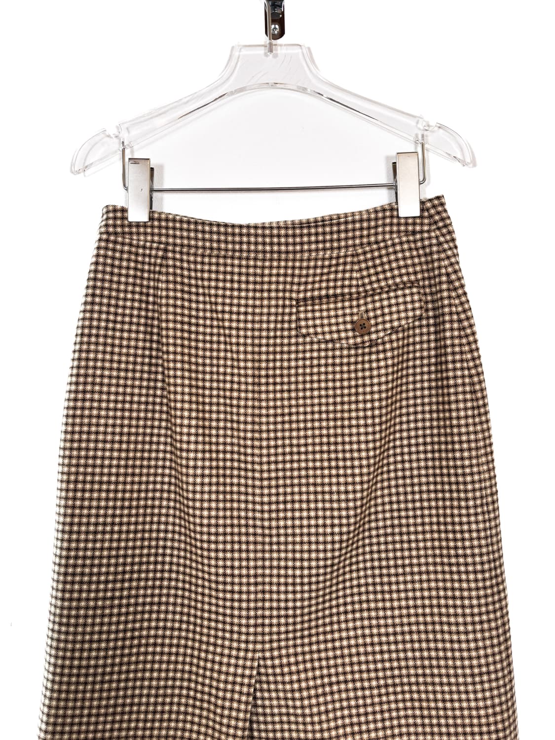 랄프로렌 울 체크 미디 스커트 상품이미지5