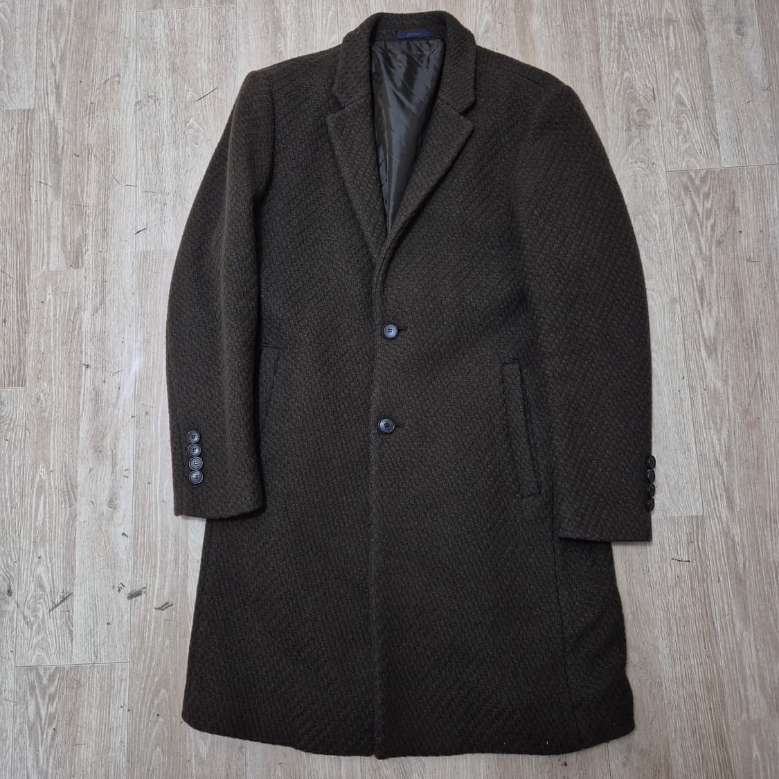 지오지아 슬림 누빔안감 싱글 코트 L(100) 상품이미지1