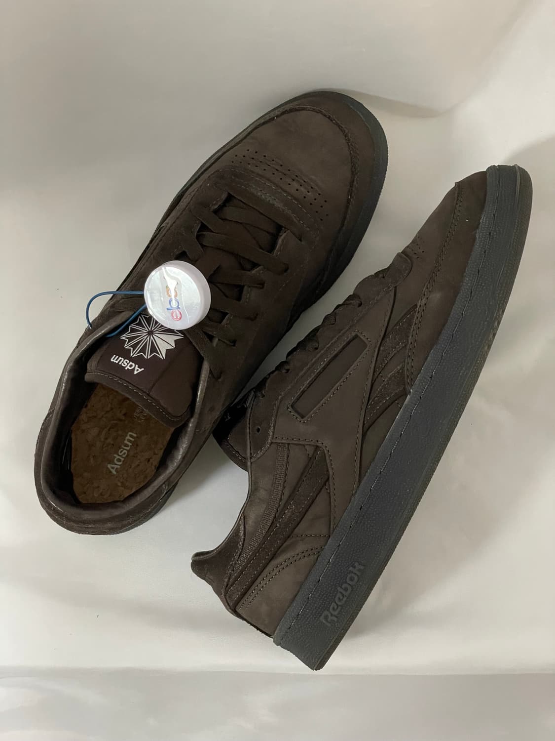 (285) 리복 X Adsum 클럽c 브라운 스웨이드 신발 상품이미지8
