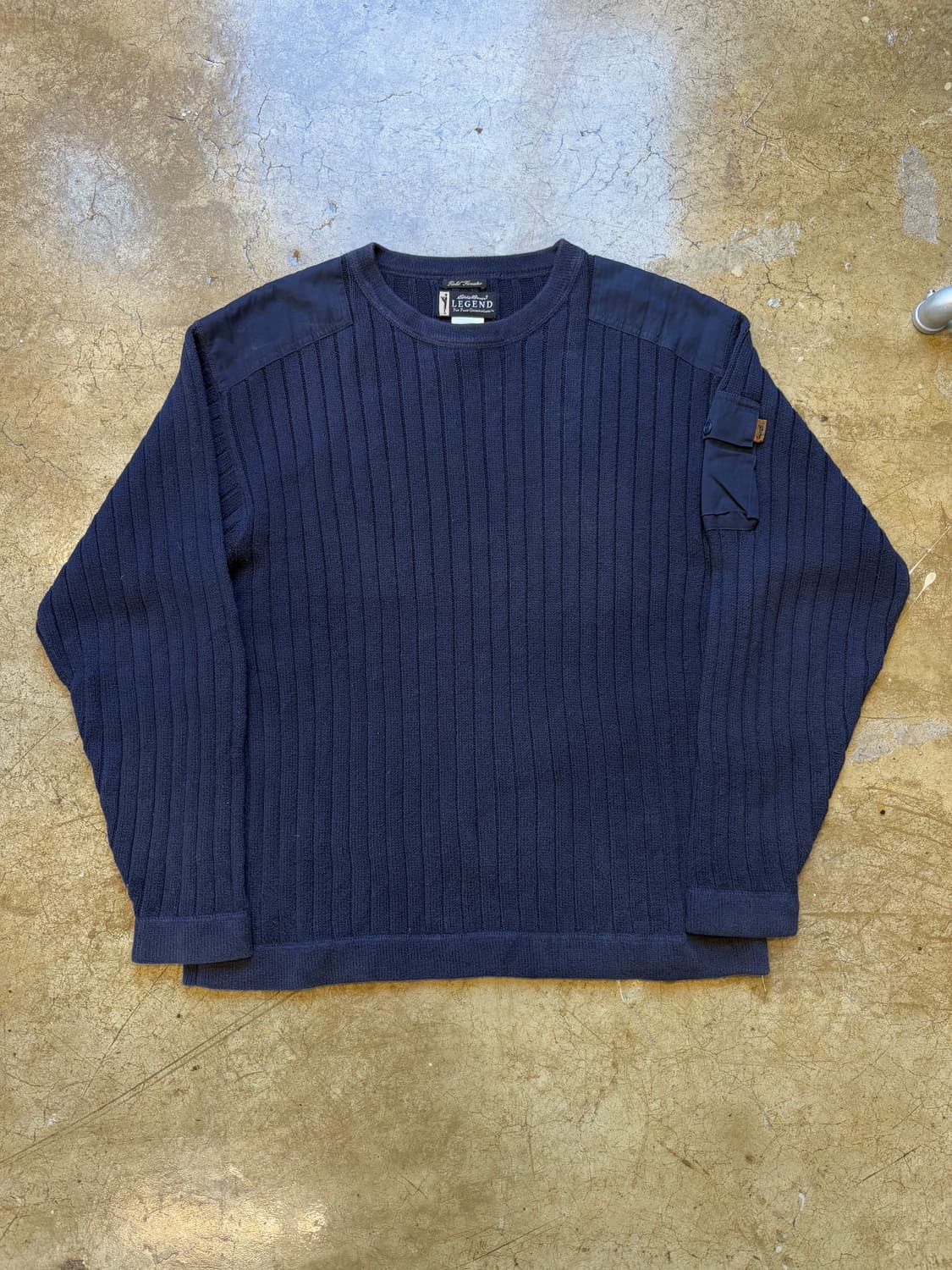 에디바우어 패치 포켓 코튼 스웨터 상품이미지1