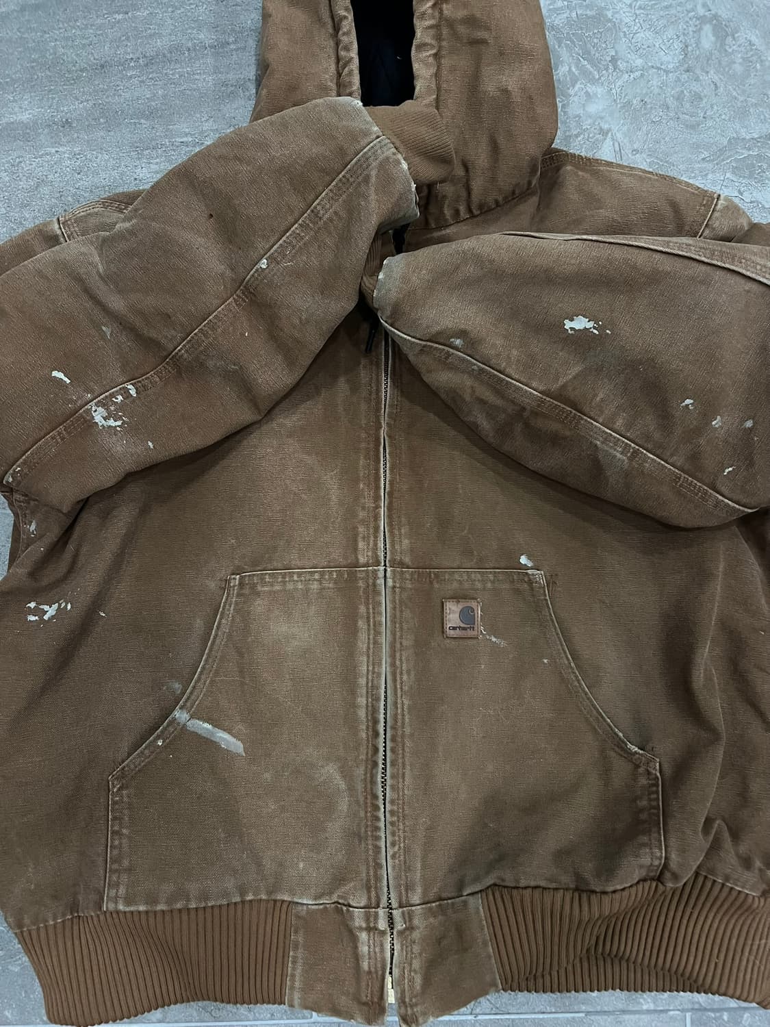 (XL)칼하트 덕 액티브 후드자켓 J130 BRN 칼하트브라운 상품이미지7