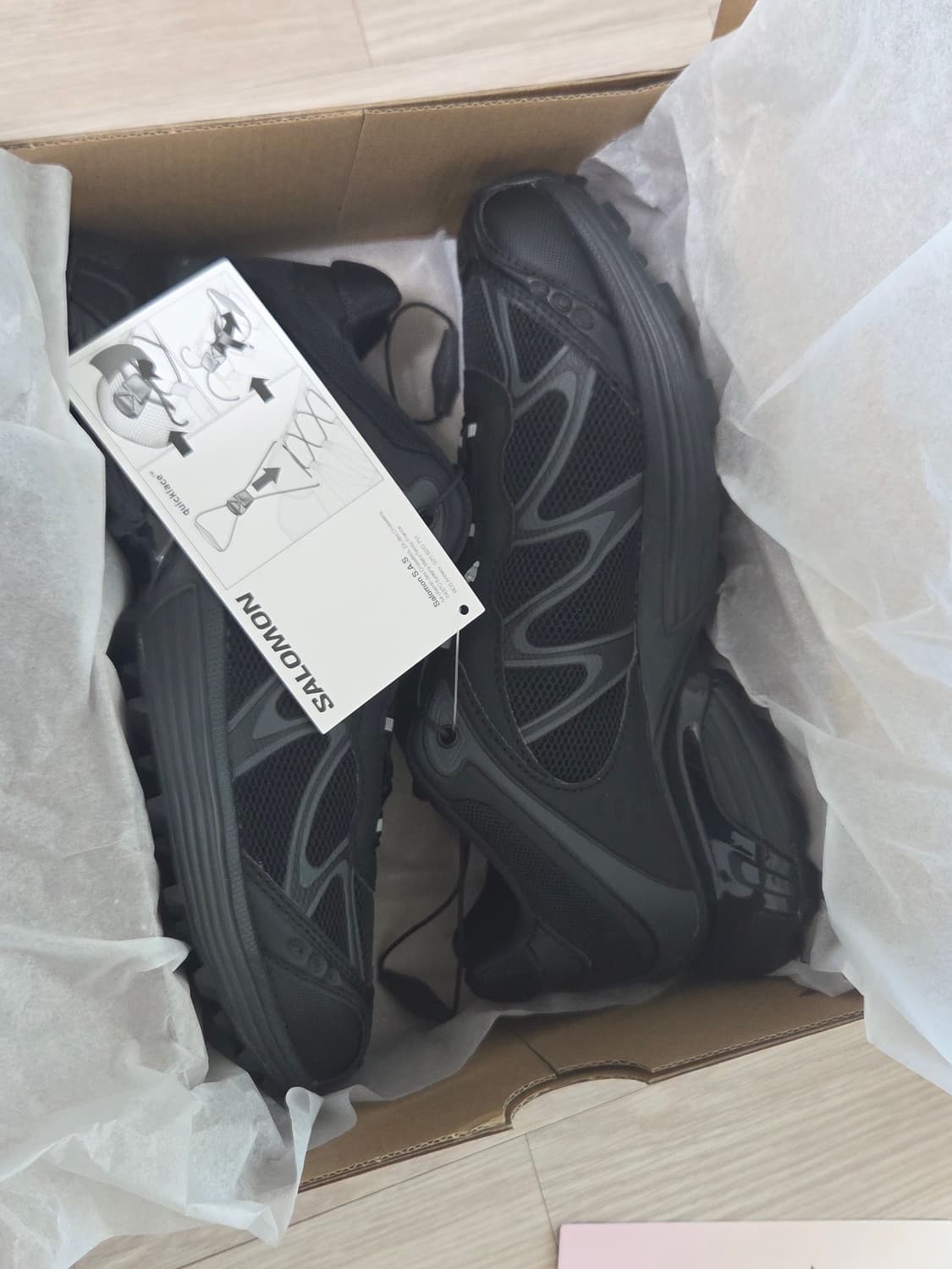 살로몬 XT-Whisper 블랙 아스팔트 230-235 새상품 상품이미지1