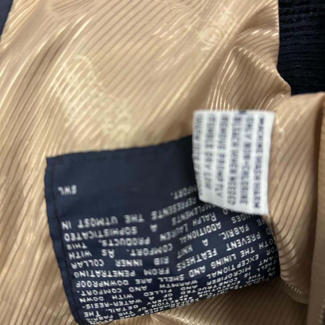 폴로 랄프로렌 빅포니 네이비 USA 성조기 숏패딩 상품이미지5