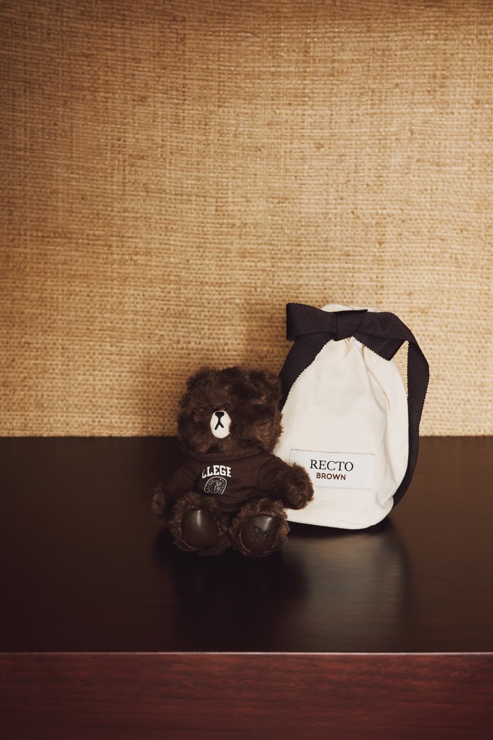 렉토 x 브라운 클래식 키링 인형 초콜렛 브라운 상품이미지1