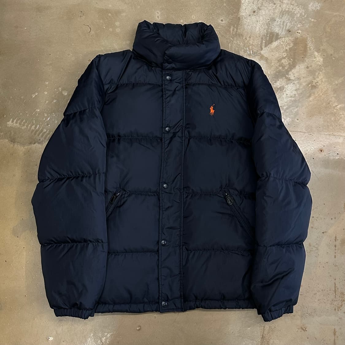 M 폴로랄프로렌 올드스쿨 네이비 덕다운 패딩 상품이미지2