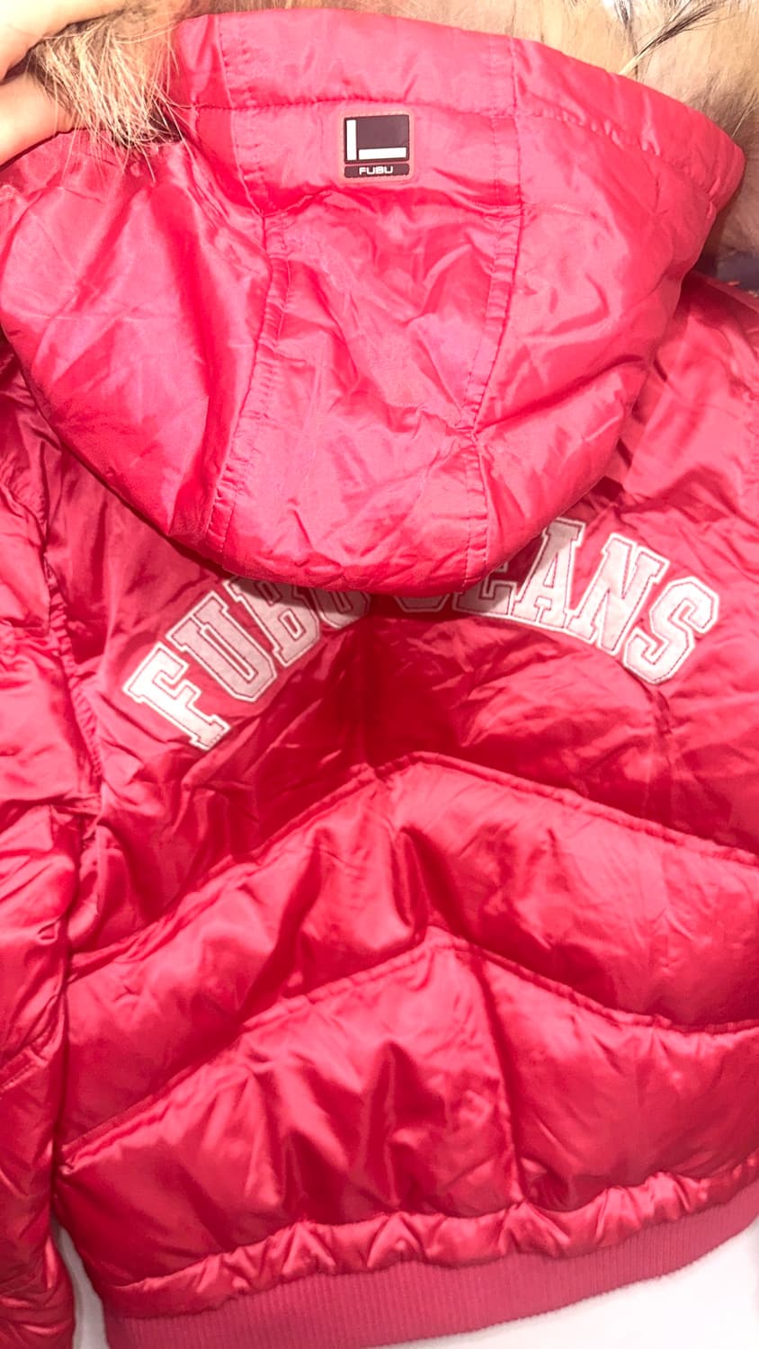 갸루 핫핑크 y2k 핀터깔 대장템 키치 일브 패딩  상품이미지3