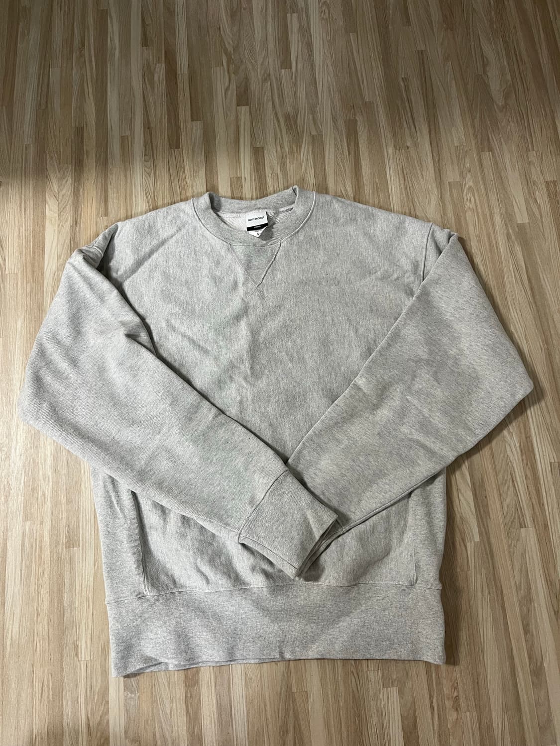 아웃스탠딩 헤비스웻 맨투맨 S 상품이미지1