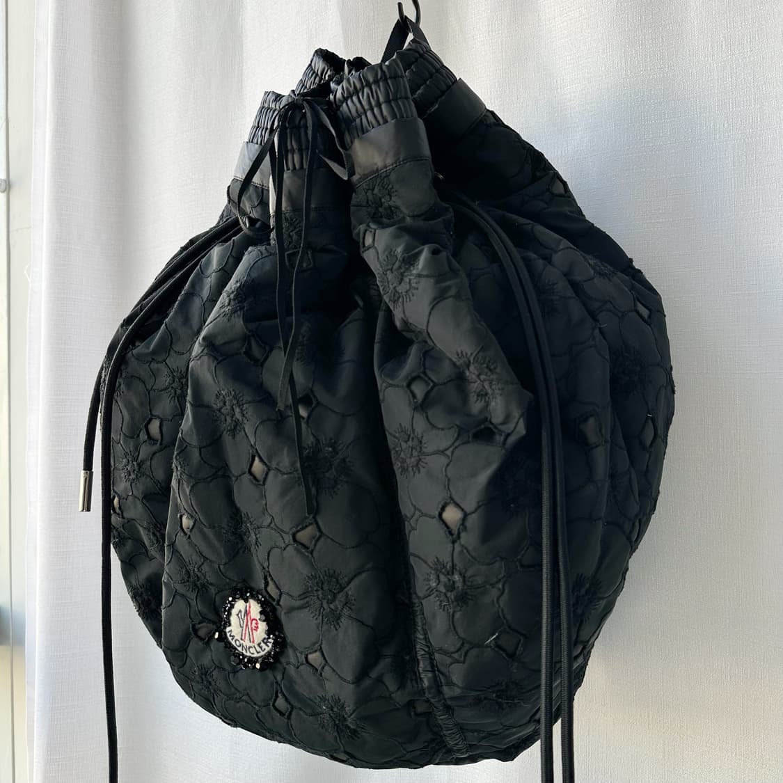 Moncler x Simone Rocha PARACHUTE Bag 블랙 상품이미지4