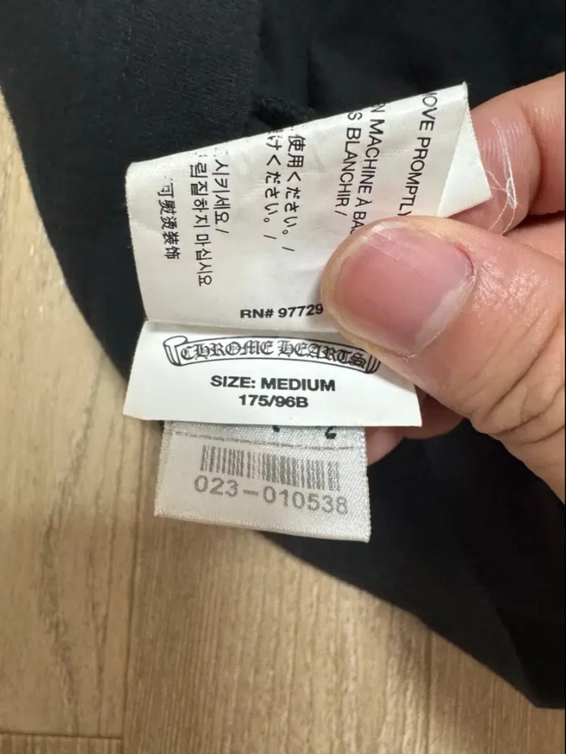 크롬하츠 플로랄 롱슬리브 M 상품이미지4