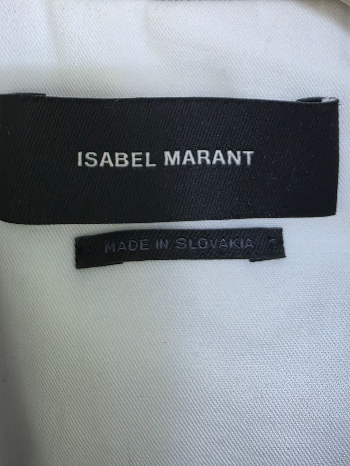 이자벨마랑 ISABEL MARANT 라이트그레이 코튼린넨 더블자켓 36 상품이미지4