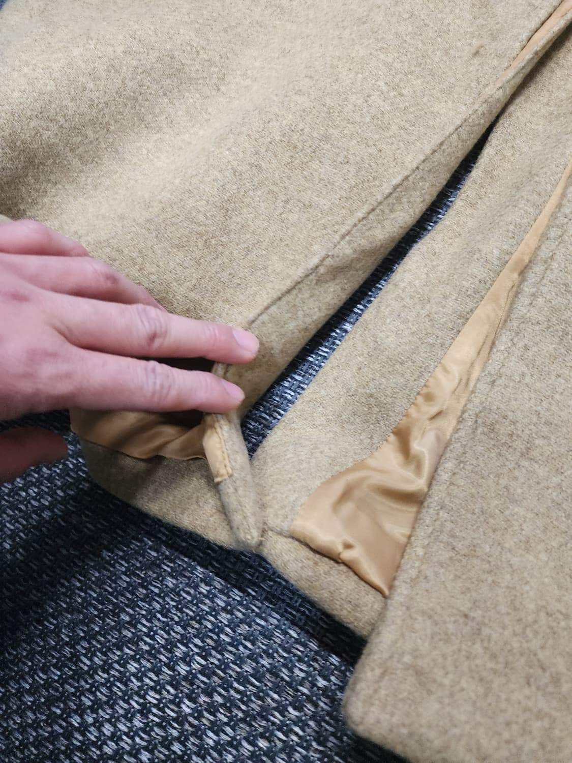 르마드 울 발마칸 코트 새상품 L사이즈  상품이미지9