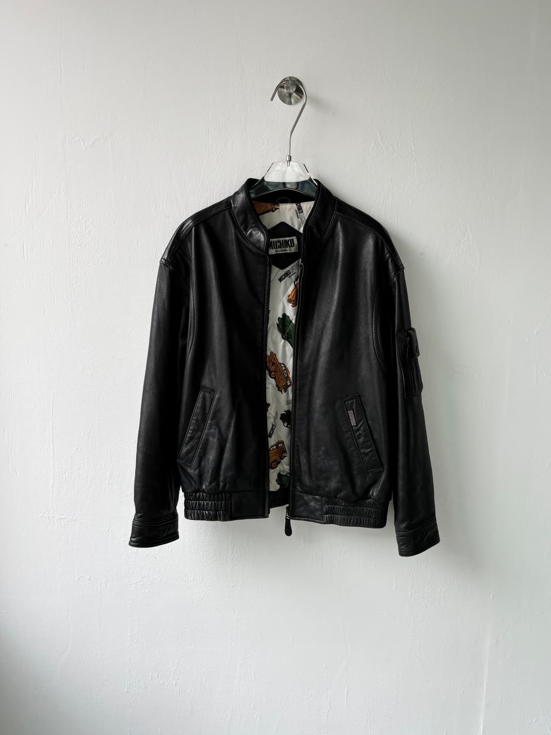 미치코 런던 레더 바이커 자켓 상품이미지7