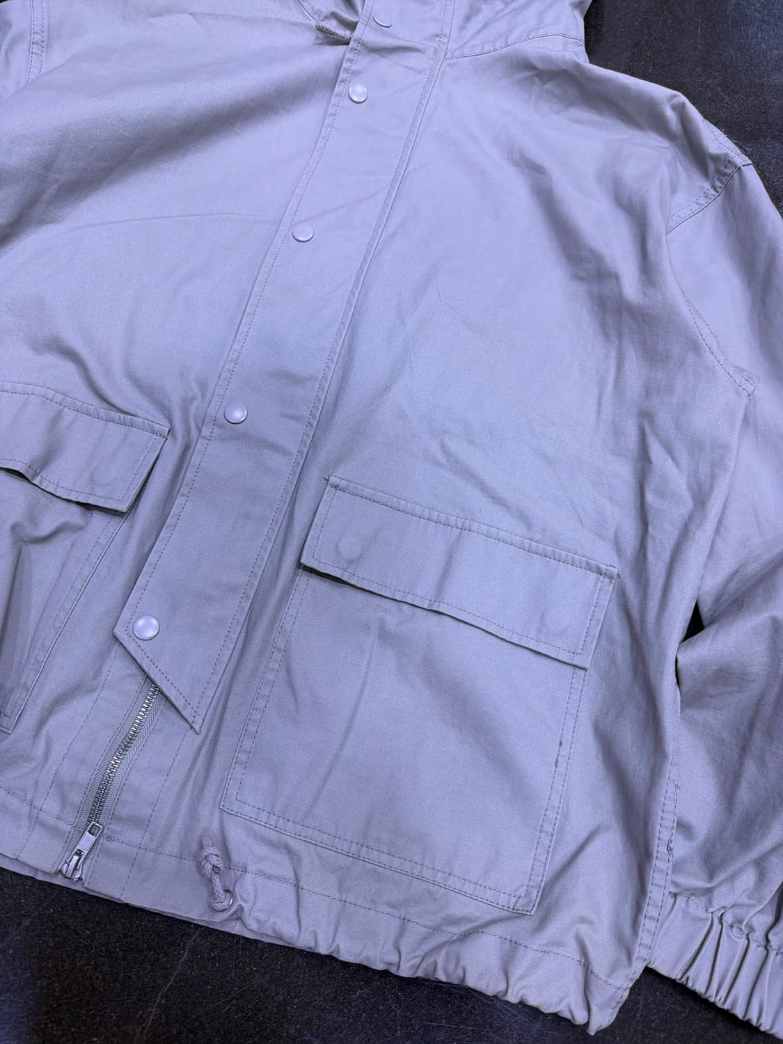 파르티멘토 코드 후드 집업 자켓 스모크 그레이 L 상품이미지7