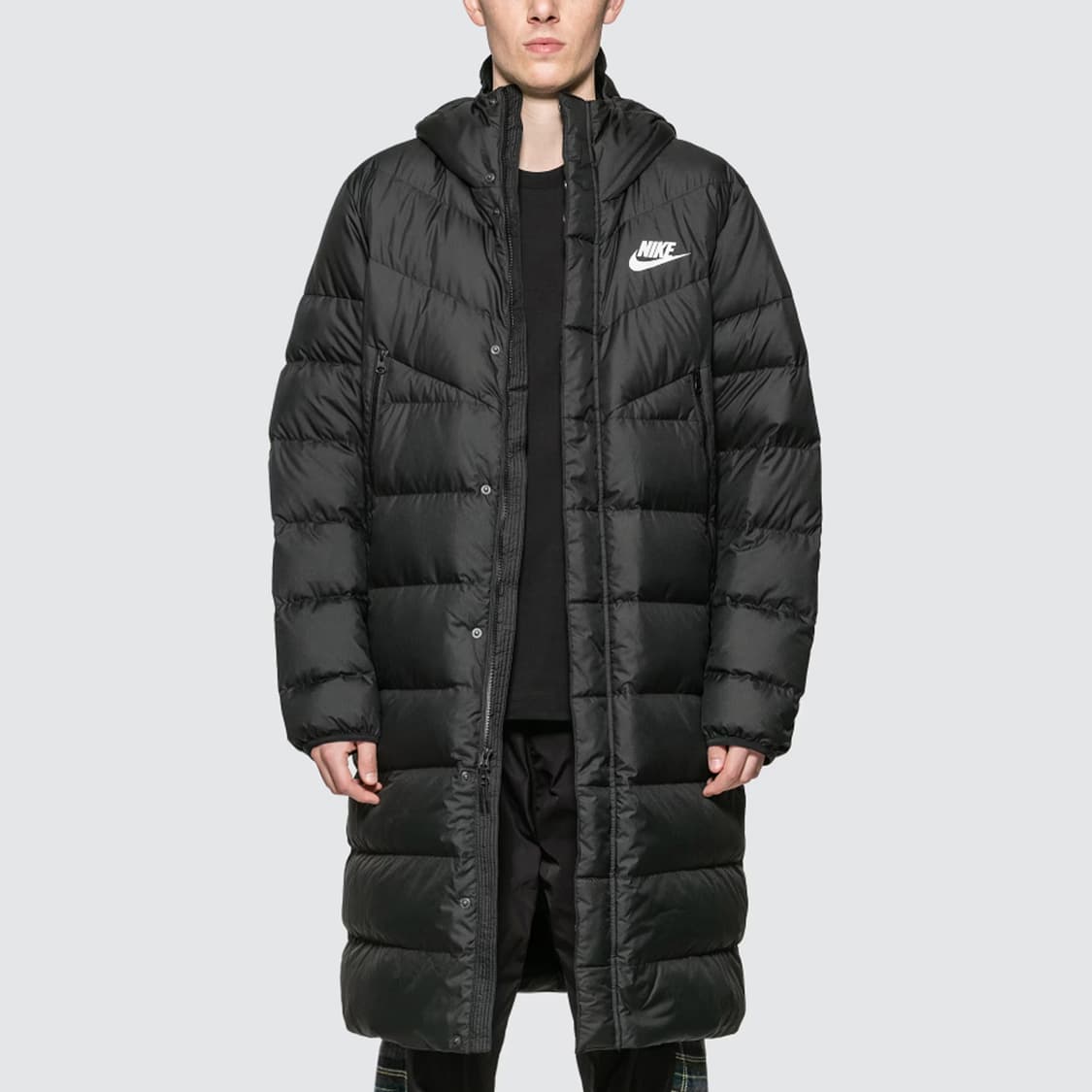 나이키 윈드러너 다운필 롱패딩 블랙 - XL(105) 상품이미지1