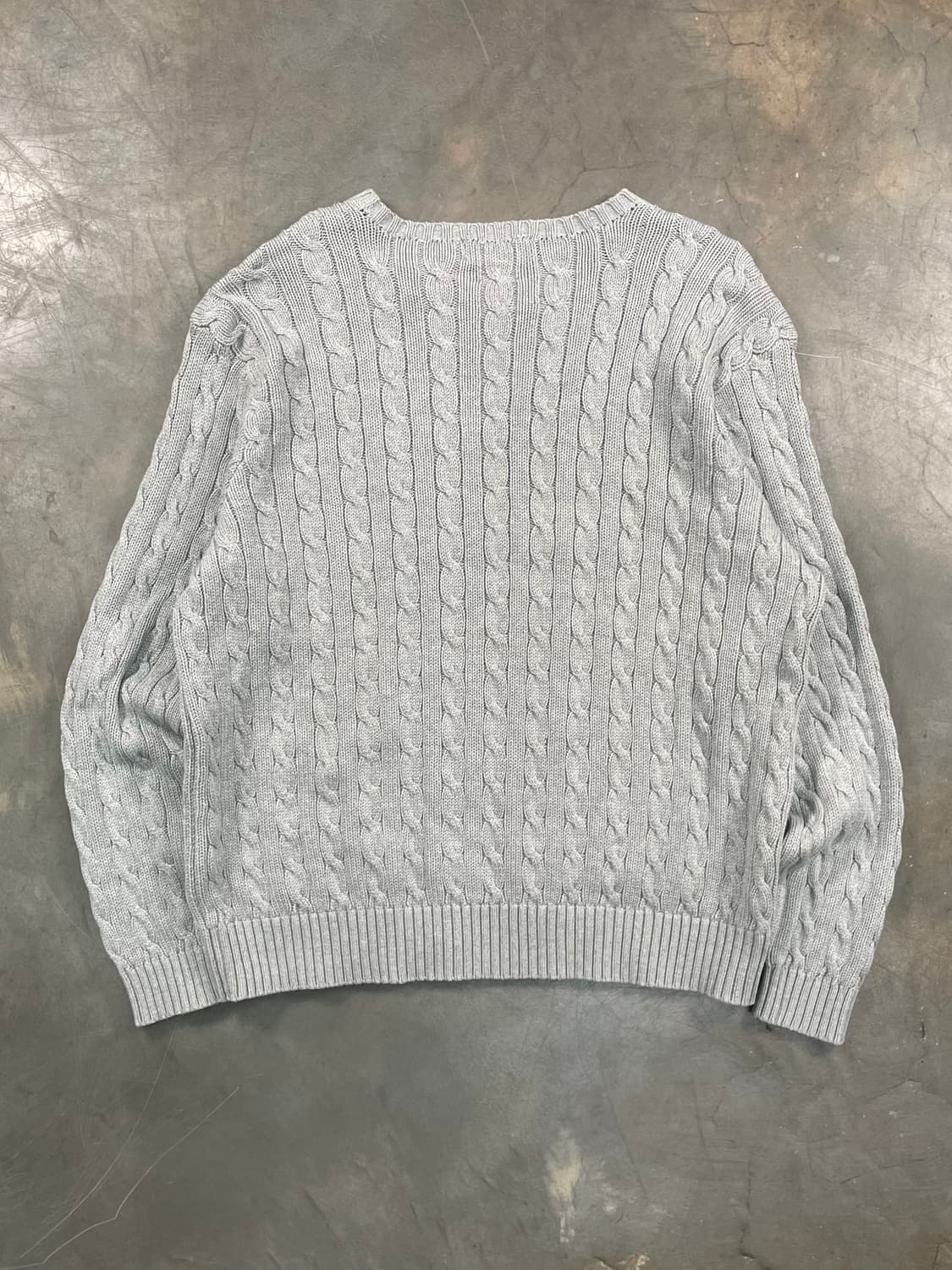 폴로 꽈배기 니트 상품이미지3