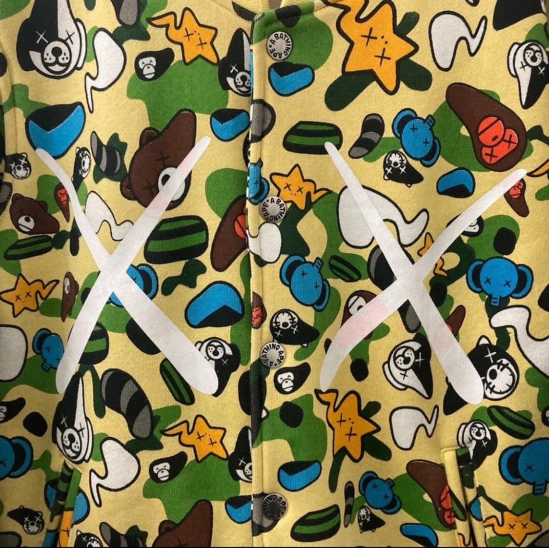 베이비마일로 옐로우 캐릭터 코튼 블루종 자켓 상품이미지2