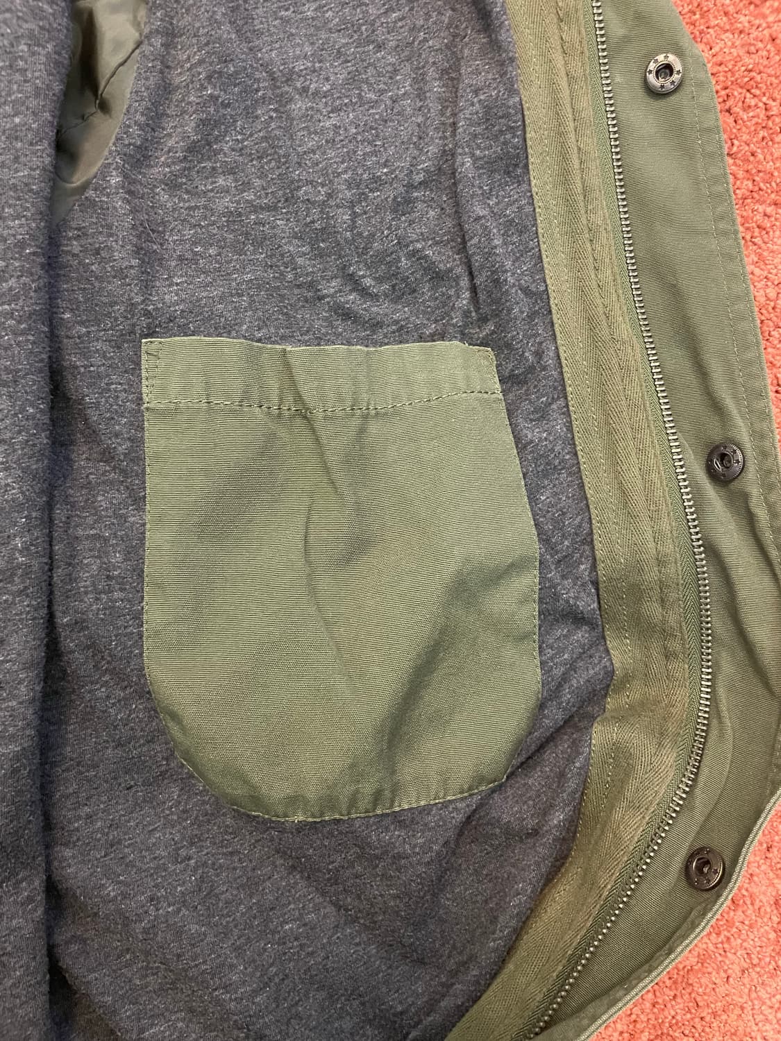 컨버스(Converse) 밀리터리 필드 자켓 카키 (야상) 상품이미지4