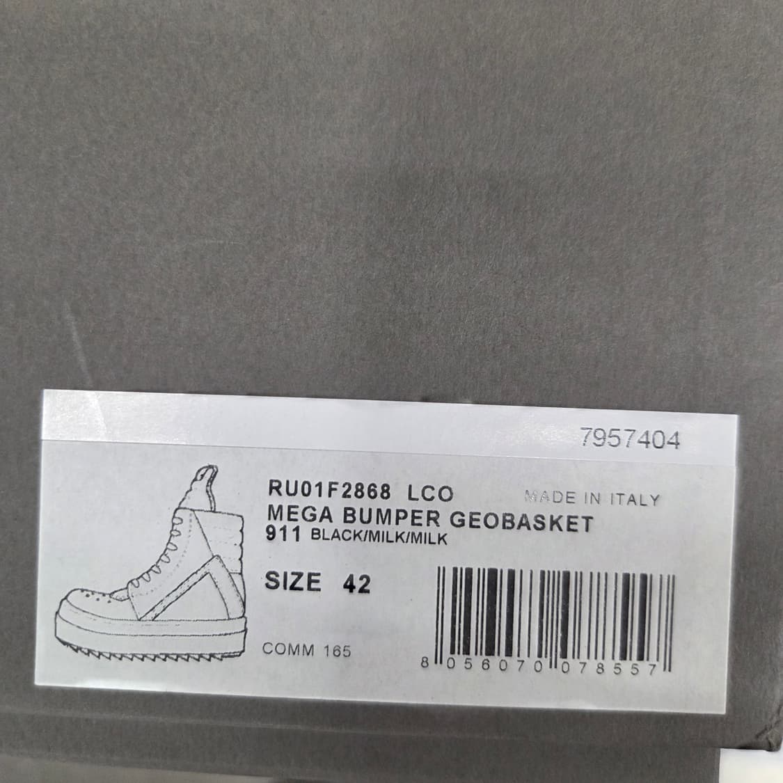 (42)릭오웬스 메가범퍼 지오바스켓 상품이미지4