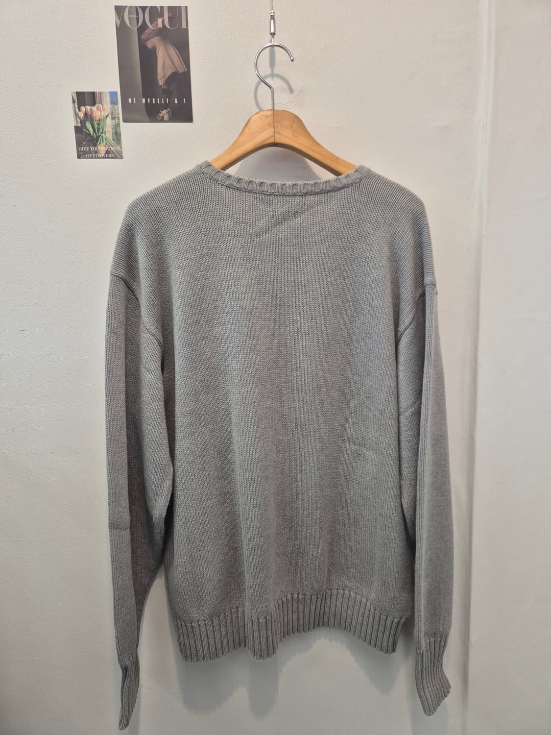 폴로 랄프로렌 남성 V넥 니트 회색 110 상품이미지3