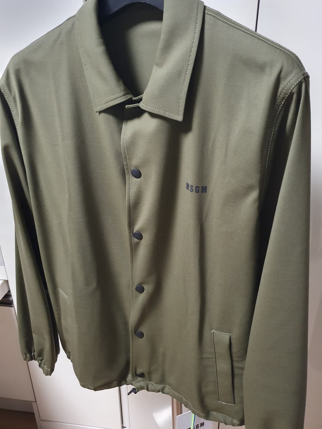 MSGM 버진 울 코치 자켓 상품이미지4