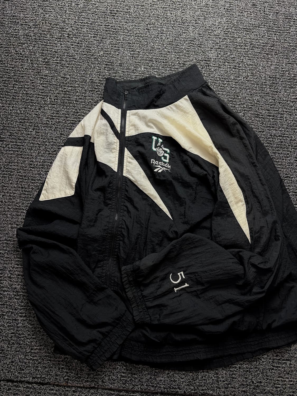 90s 리복 빅로고 올드스쿨 나일론 우븐 트랙 자켓 1434 상품이미지1