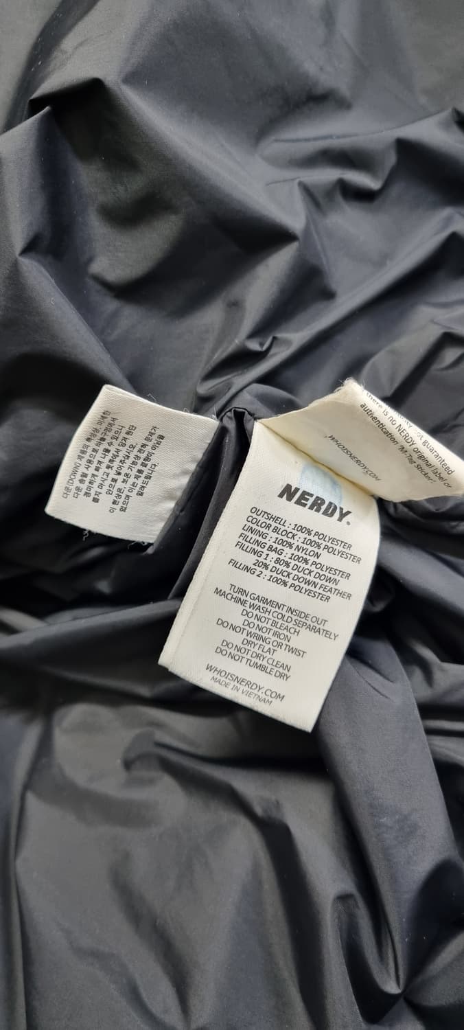 널디 NY 트랙 덕다운 롱패딩 M _ 남성 상품이미지10