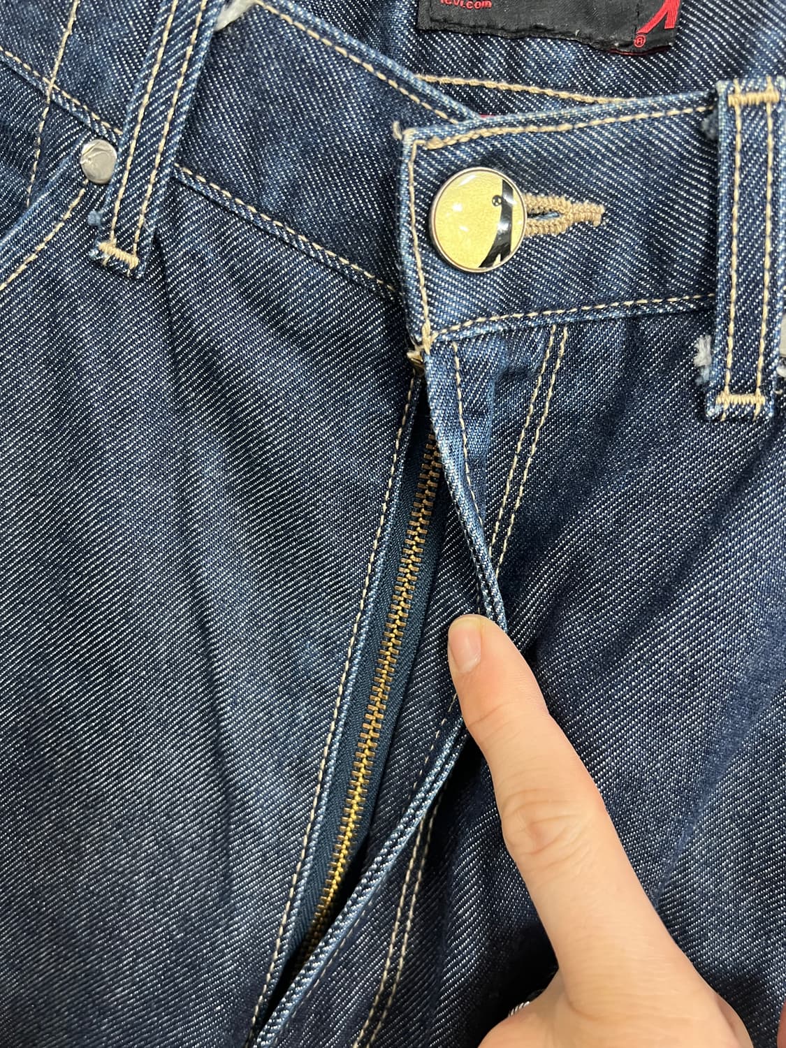 Levis 리바이스 엔지니어드 진 와이드핏 생지 데님 팬츠 상품이미지6