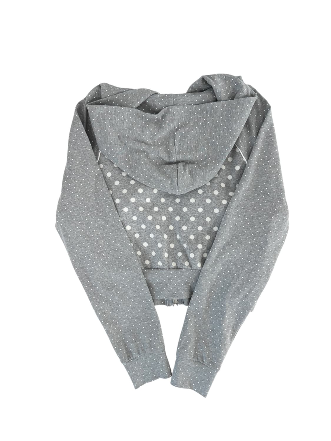 허그유어스킨 도트 후드집업 상품이미지2