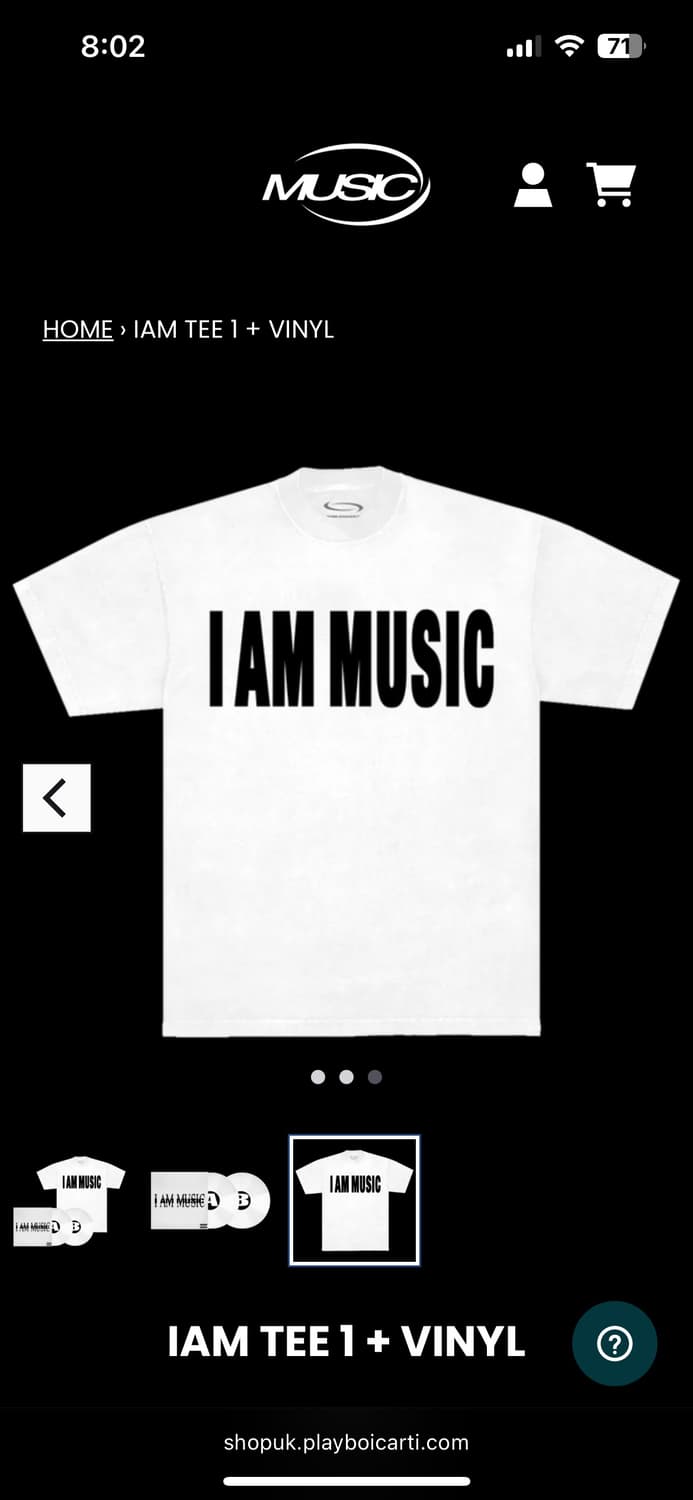 플레이보이 카티 머천 IAM TEE 1 상품이미지1