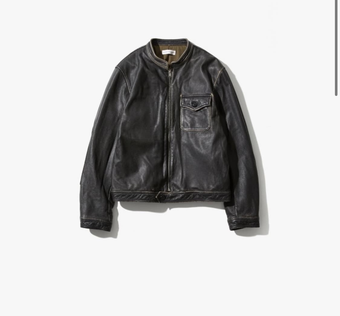 [구매] 오토매틱포더피플_ MECHANIC LEATHER JACKET 상품이미지1