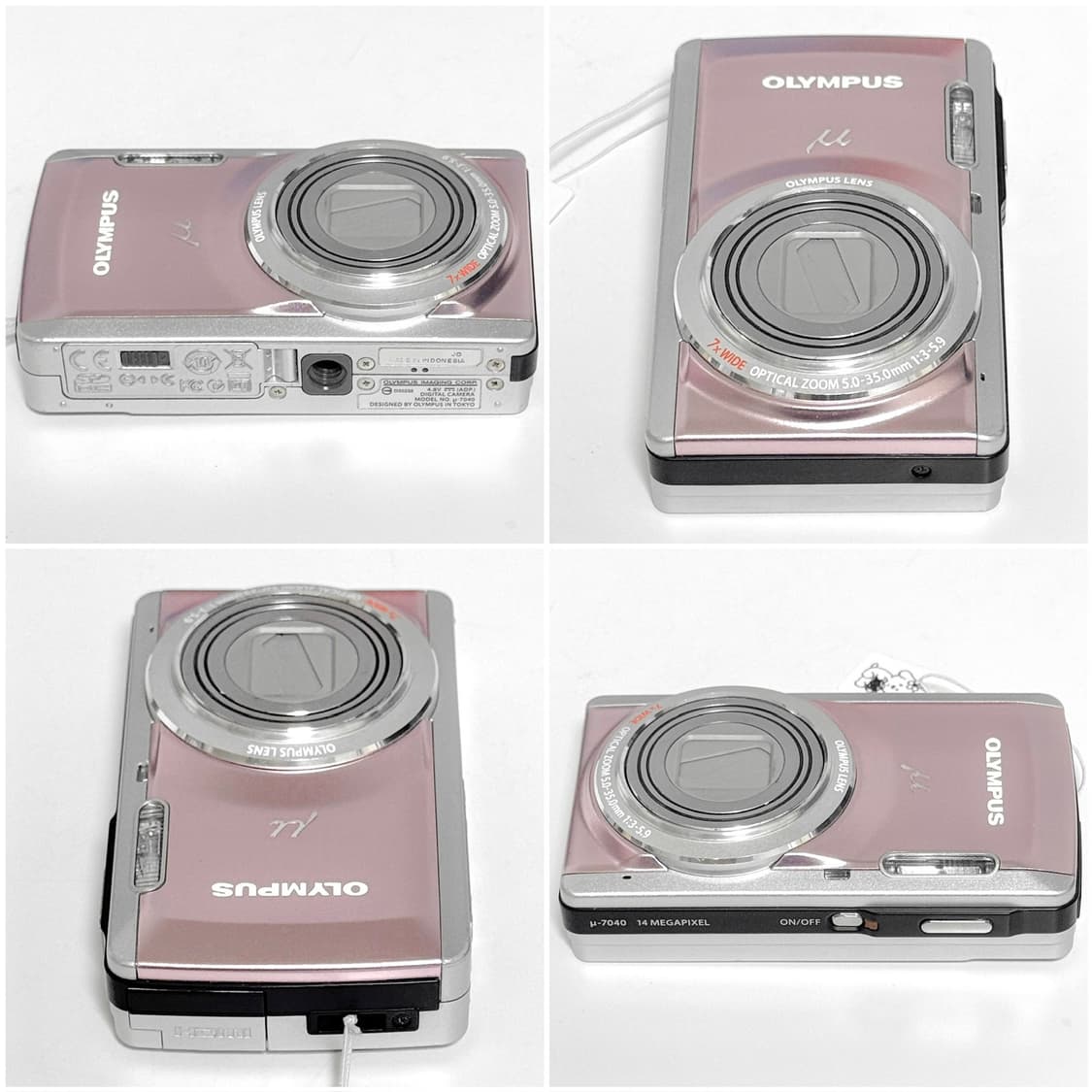 올림푸스 뮤 7040 베이비핑크 빈티지디카 상품이미지3