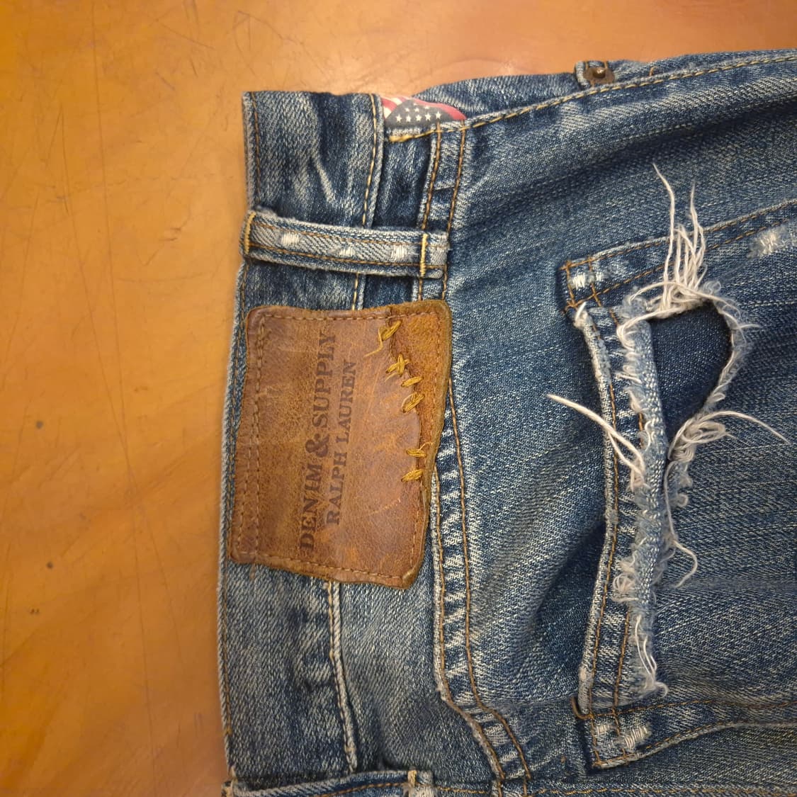 데님 앤 서플라이 랄프로렌 슬림핏 데님 팬츠 상품이미지8