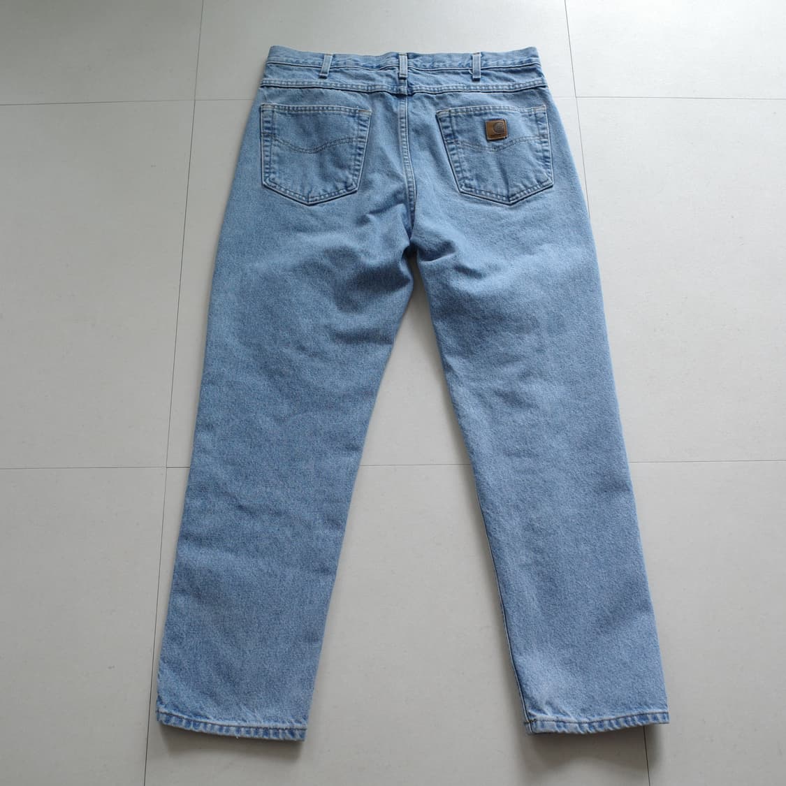 칼하트 B18 BTW 테이퍼드 데님 팬츠 36x30 상품이미지6