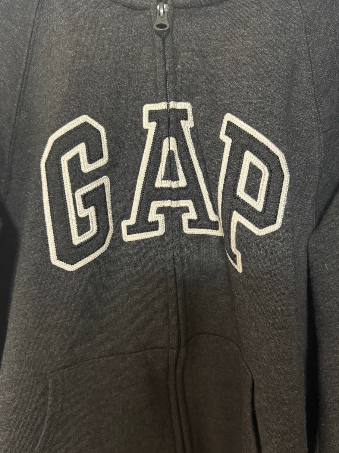 GAP 갭 차콜 빅 로고 후드집업  상품이미지2